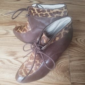 Michael Kors Wedge Ankle Booties